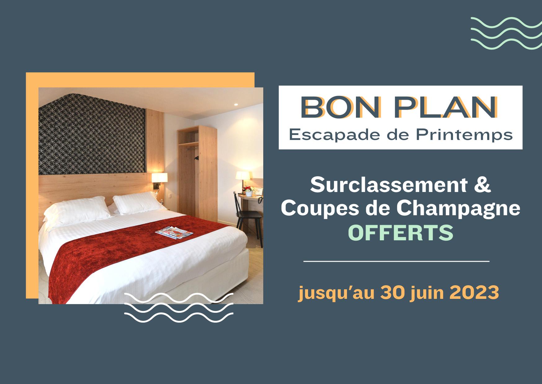 bon plan hotel surclassé Vannes Morbihan Bretagne Printemps