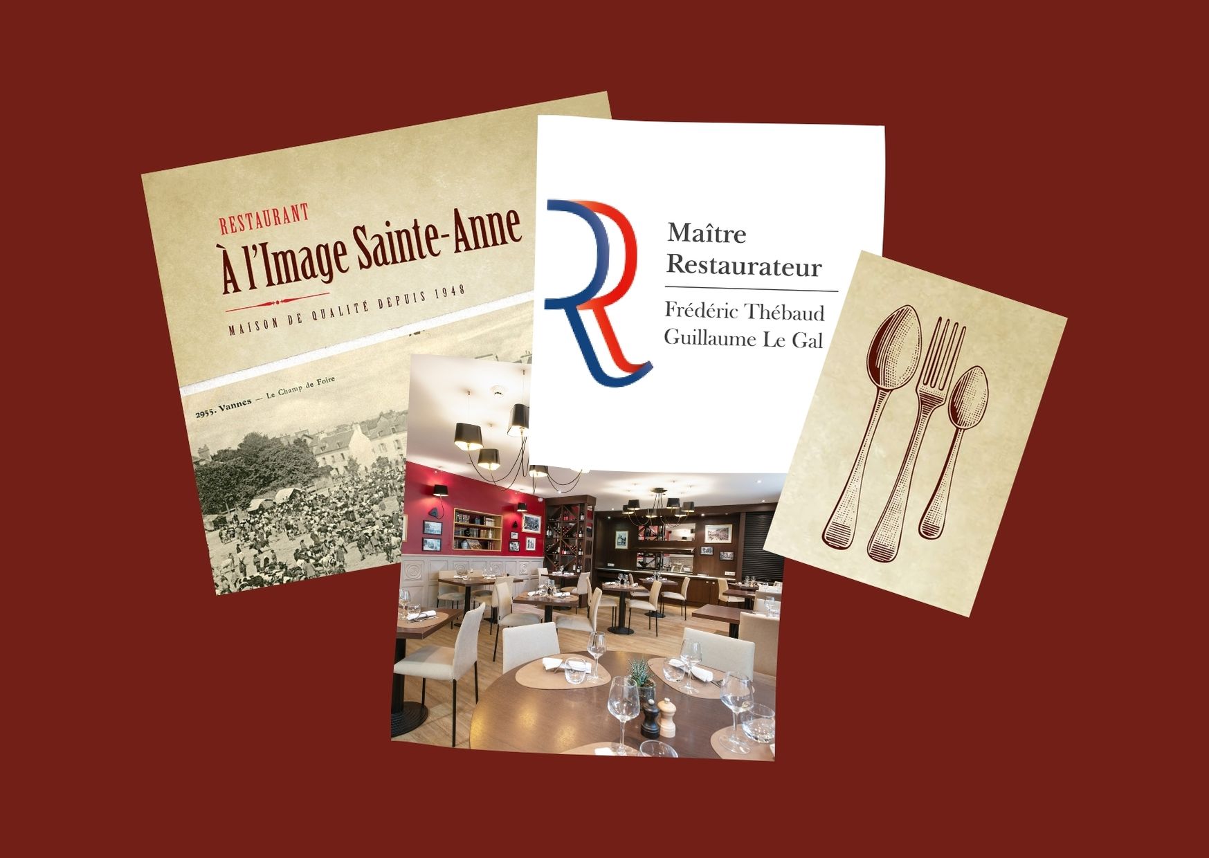 Restaurant À l'Image Sainte-Anne in Vannes als Maître Restaurateur zertifiziert