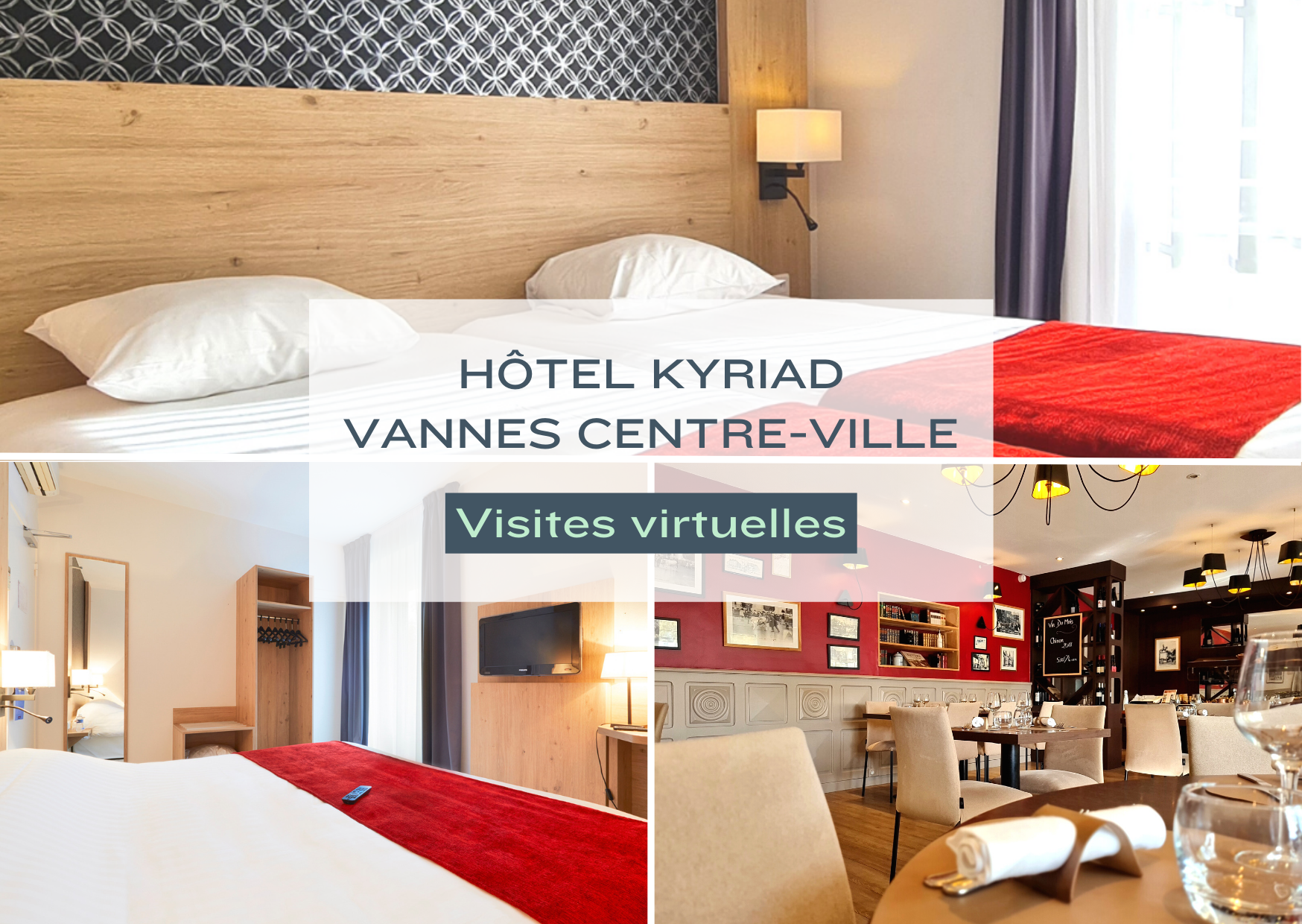 Visit our hotel in Vannes virtually!